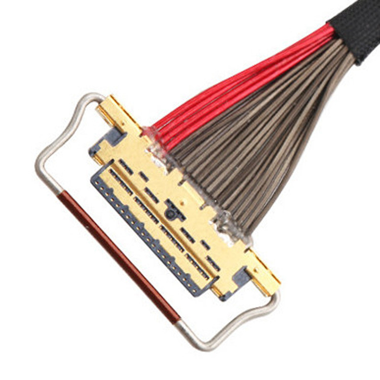 Nhà máy UL EDP LVDS Cable đồng trục I PEX 0.4mm Pitch 20633-220T-01S 20 Pin