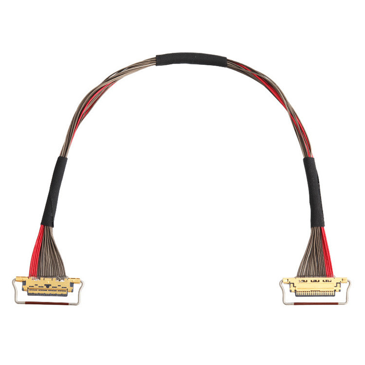 Nhà máy UL EDP LVDS Cable đồng trục I PEX 0.4mm Pitch 20633-220T-01S 20 Pin