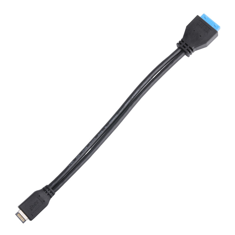 Cáp điện của bo mạch chủ máy tính USB 3.1 Type-E Nam đến IDC20P Nam Cáp bộ điều hợp 20-pin Cáp mở rộng