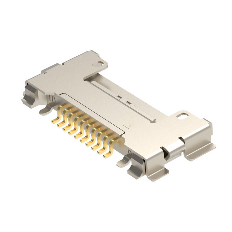 CABLINE-CA 10p 20633-310T-01S Micro-Coaxial Connector với cắm khóa cơ khí là Bein