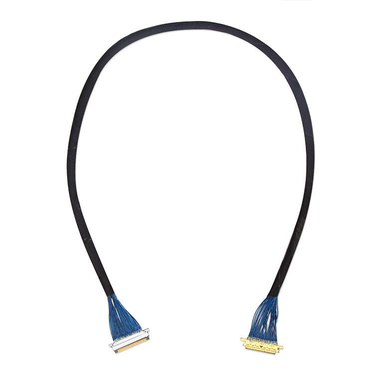 150mm Chiều dài LVDS Micro Coaxial Cable IPEX 0.4mm 20453z-030 SD đến 20347 Với khóa cơ khí