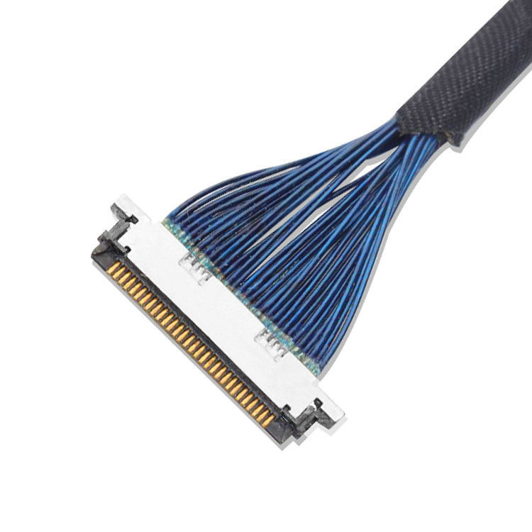 150mm Chiều dài LVDS Micro Coaxial Cable IPEX 0.4mm 20453z-030 SD đến 20347 Với khóa cơ khí