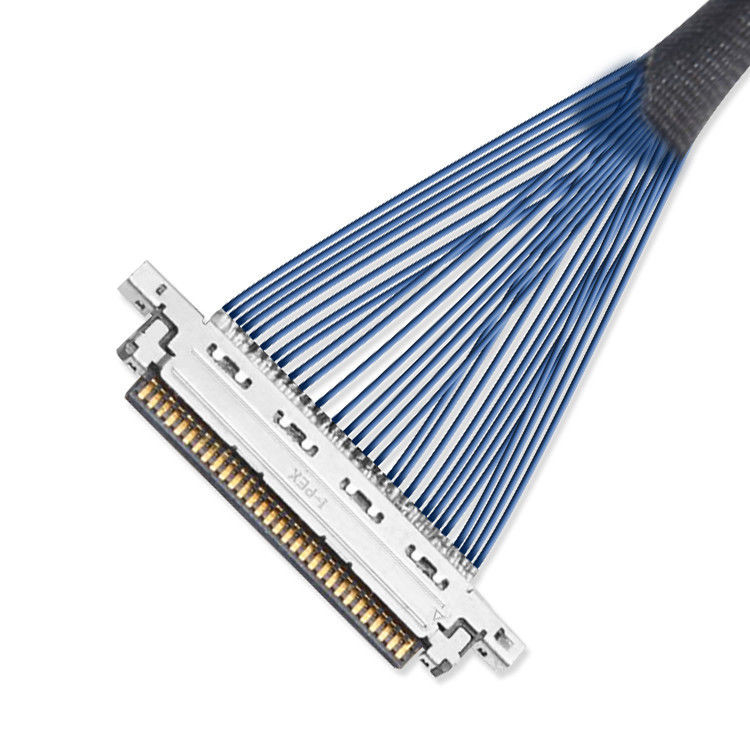 150mm Chiều dài LVDS Micro Coaxial Cable IPEX 0.4mm 20453z-030 SD đến 20347 Với khóa cơ khí