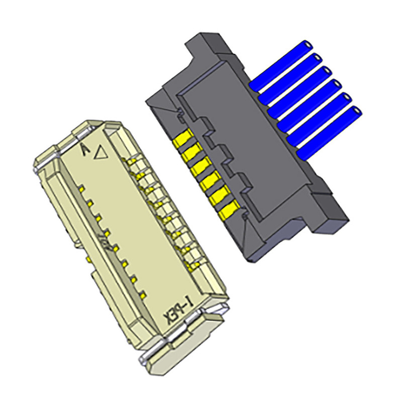 Đầu nối cáp đồng trục Lvds cho màn hình LCD DW-5 20598-010T-02 0,5mm Pitch 10 Pin