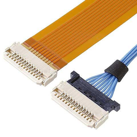 Đầu nối cáp đồng trục Lvds cho màn hình LCD DW-5 20598-006T-02 0,5mm Pitch 6 Pin Fpc