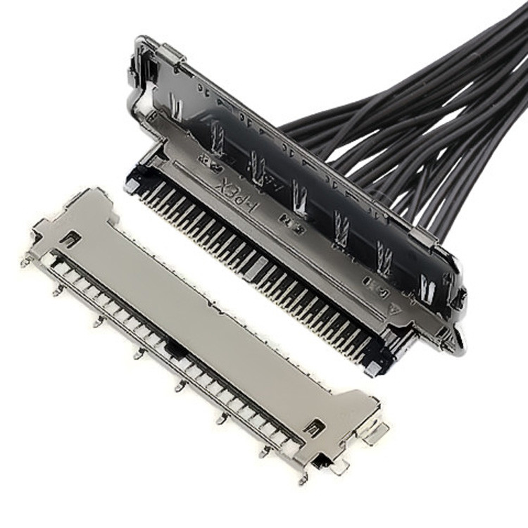 Loại giao phối ngang Kết nối Micro-Coaxial Lvds Connector Loại kết nối 40 pin Lvds Connector 20977-040T 040E 01