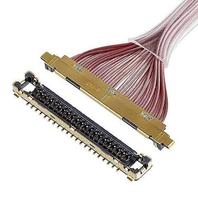 Loại kết nối góc thẳng thẳng đứng Micro-Coaxial Connector CABLINE-UX II 20531 20532 20533 040T 040E 2799-040 Pitch