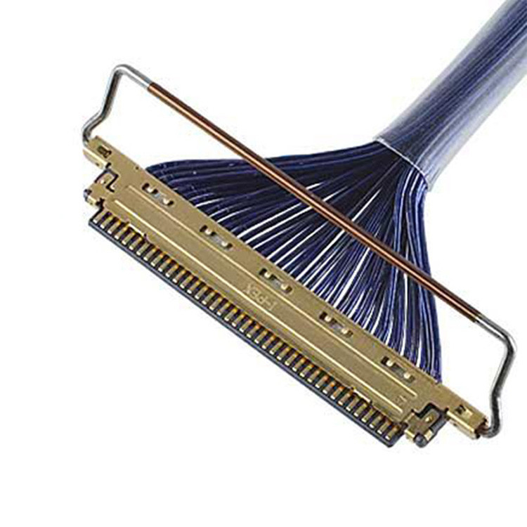 Loại ghép ngang CABLINE-VS Micro-Coaxial 20453 20454 20455-240T A40E-76 2574 2576-0402 Cable Coaxial 0.4 mm Pitch