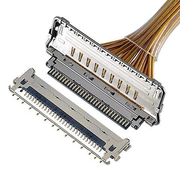 Loại ghép nối ngang dây cáp kết nối Micro-Coaxial VS II 20846-020T 030T 040T 0,5 mm Pitch