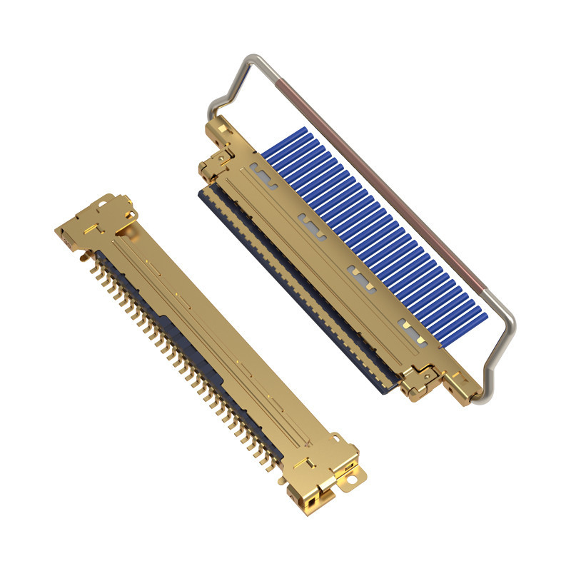 CABLINE-VS 20453-230T-03 Bước 0,5 mm, Đầu nối vi đồng trục loại giao phối ngang