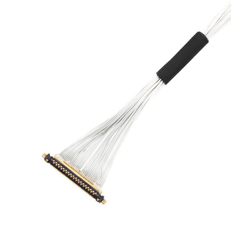 34 Pin JST AUHR-05V-H đến I-PEX 20531-34-01 0.25mm Pitch LVDS EDP Cable Assembly