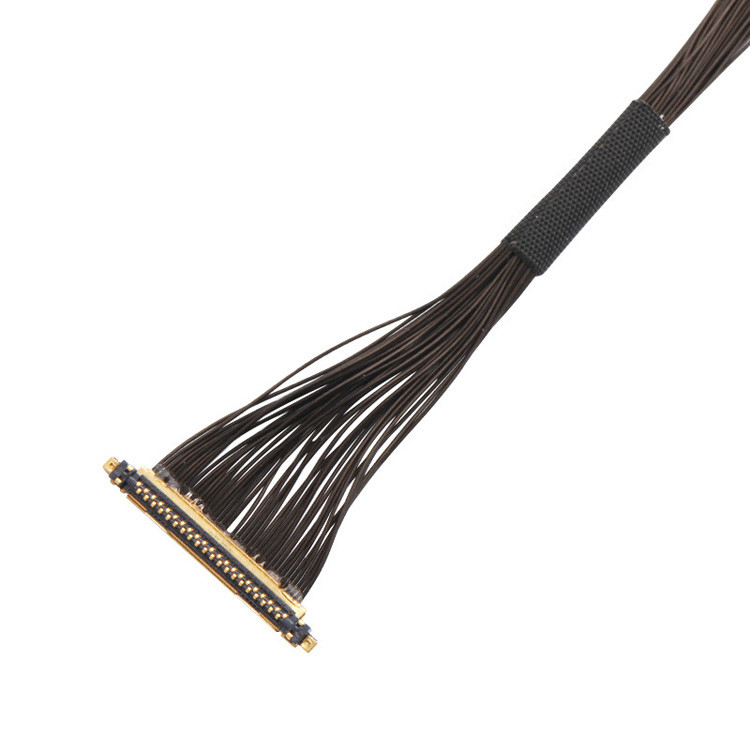 34 Pin JST AUHR-05V-H đến I-PEX 20531-34-01 0.25mm Pitch LVDS EDP Cable Assembly