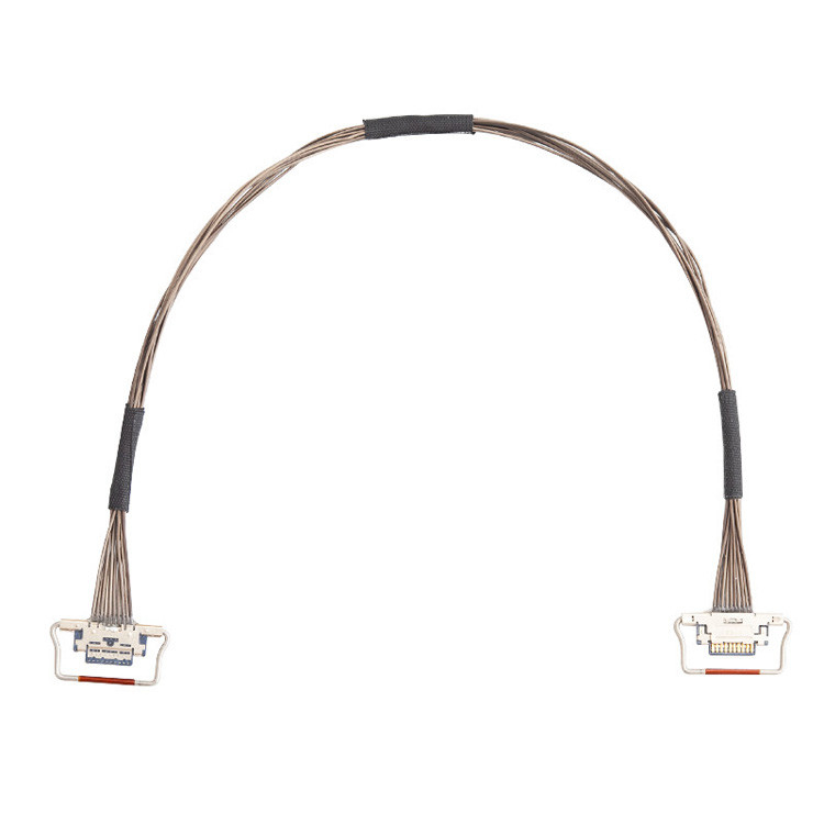 10 Pin EDP I-PEX Cáp LVDS đồng trục 0,4mm Pitch 20633-310T-01S 38AWG