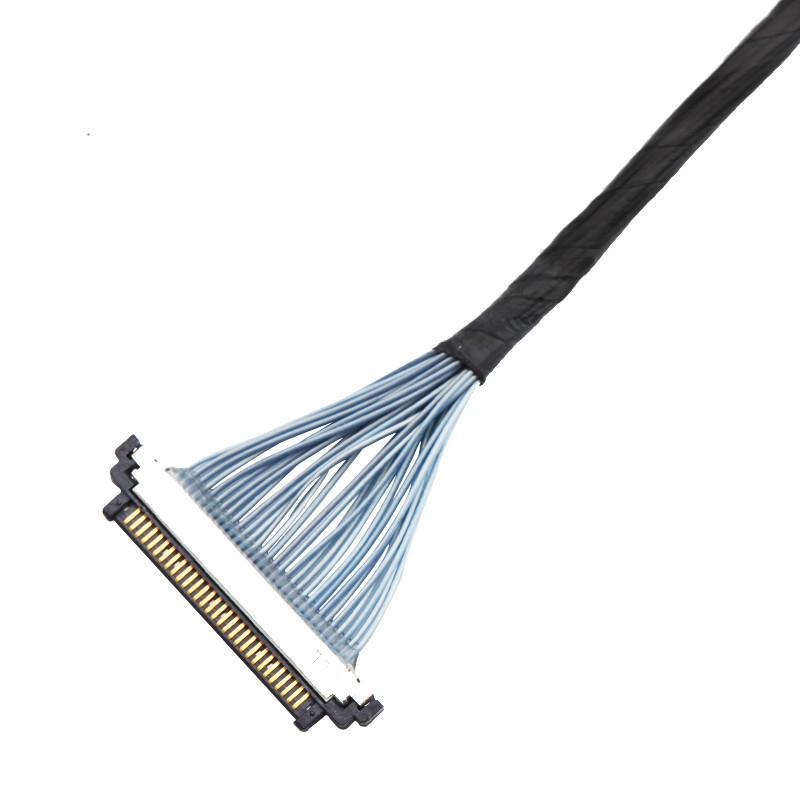 I-Pex 20453-230T-03 đến Kel SSL20-30S Cáp đồng trục vi mô 30P Lvds Edp Cable Assembly
