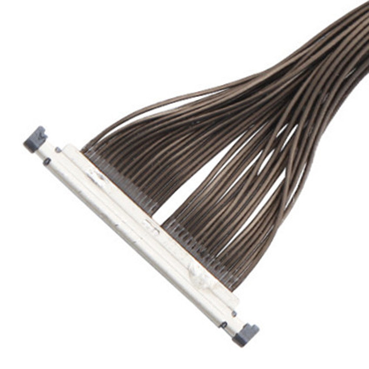 Cáp Lvds cho máy bay không người lái 32P Connector 32 Pin Micro Coaxial Cable I PEX 0.3mm Pitch 20496-032T-40