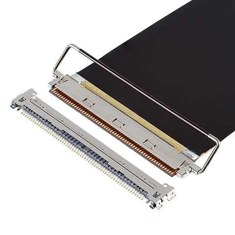 I-PEX CABLINE-CAF 40P Cáp đồng trục ô tô kết nối 20858-040T-01 40Pin hướng kết hợp ngang