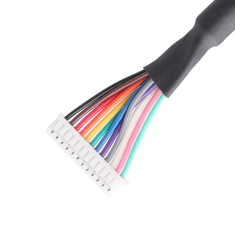 Lvds Cable Assembly MX1.25-12P HSGWP/N 1025-H-12P-N-HF UL20276 28AWG*12C OD 5.5mm