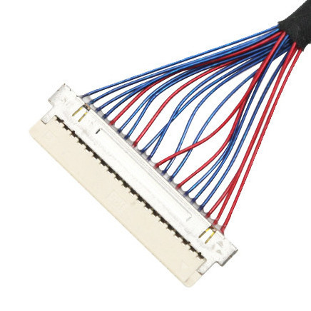 0.5mm Pitch 20453-220t-03 Lvds Cable Assembly Df19g-20s đến I-Pex ISO14001