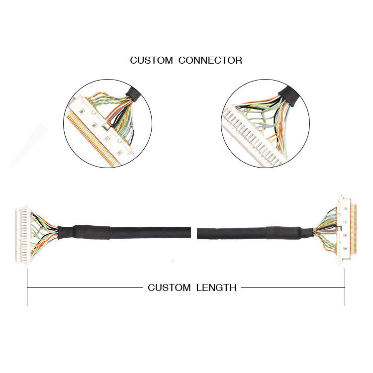 0.5mm Pitch LVDS Cable Assembly ACES 50204-040 1 1-002 đến JST SHDR-40V-S-B