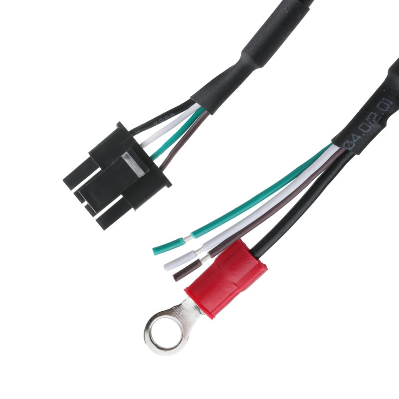 OEM/ODM HSG 43645-0400 MX3.0-4P To Semi Stripped Wire And Ring Grounding Collar LVDS Cable Assembly