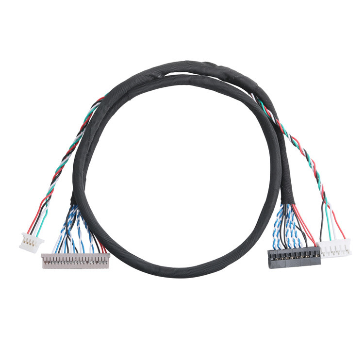 Kết nối cáp LVDS Chuyển dữ liệu tín hiệu từ DF14-20P-1.25H đến kết nối PH2.0-6P và đầu cuối DH2.0-T