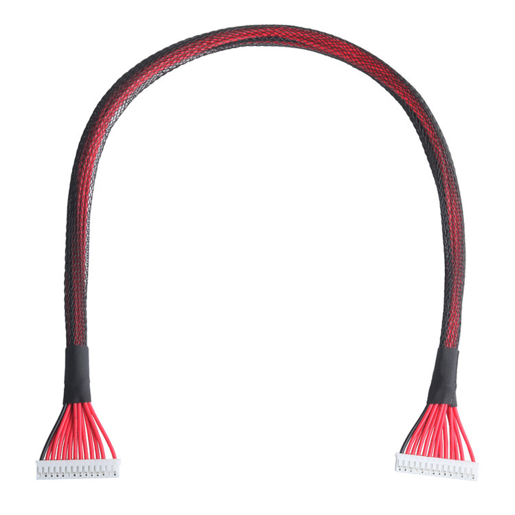 Bộ lắp ráp cáp tùy chỉnh OEM / ODM ROHS cho JST PH-14P Connector LVDS Display Connector