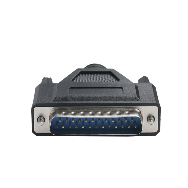 Bộ kết nối cáp tùy chỉnh OEM / ODM cho CLEAR PVC 30P D-SUB nữ đến GX12 M12-2P Connector