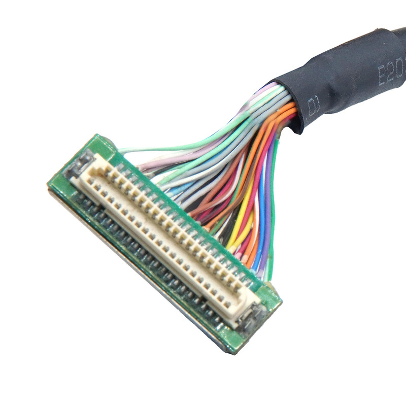 DF9 41P Sợi dây thép y tế cấp công nghiệp  DF9 41 Pin Screen Display Cable nữ Hot Press Flat Connect