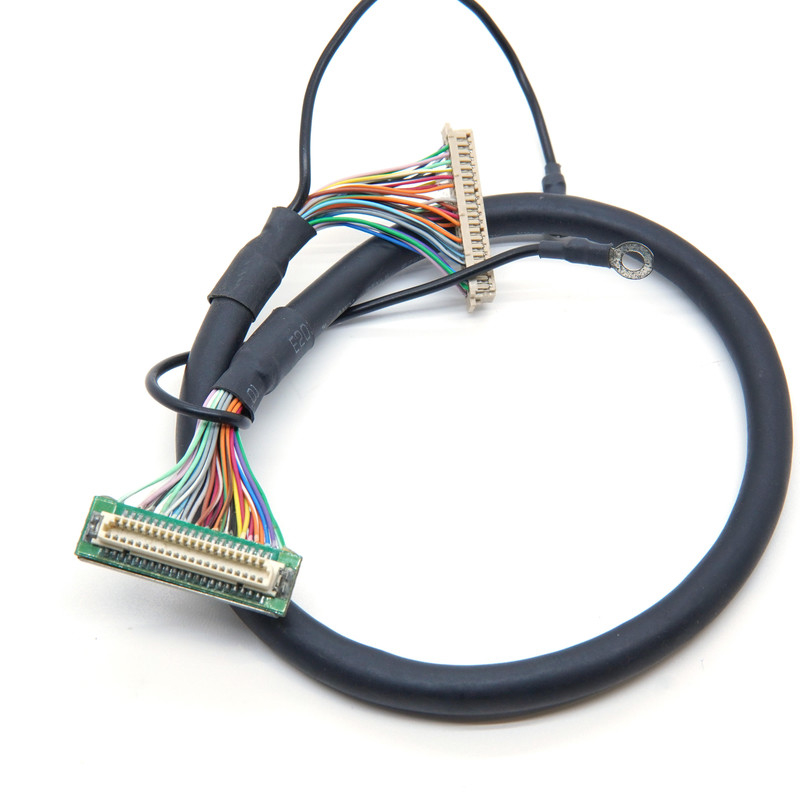 DF9 41P Sợi dây thép y tế cấp công nghiệp  DF9 41 Pin Screen Display Cable nữ Hot Press Flat Connect