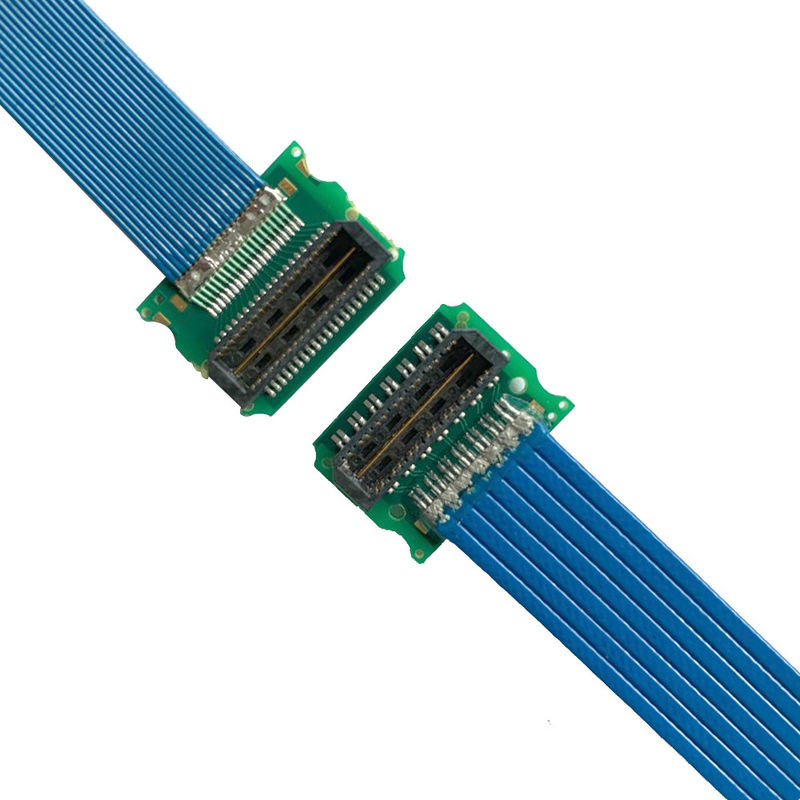 Đầu nối màn hình lvds Cáp tốc độ cao 0,50mm QSH 030 01 F D Samtec tùy chỉnh