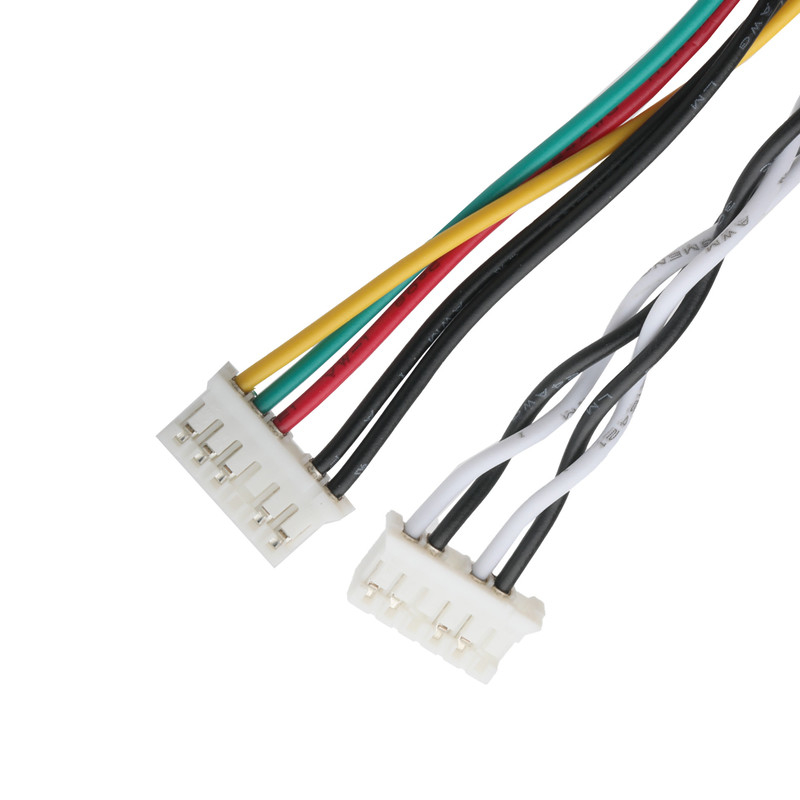 D-SUB-9Pin MALE đến JST PHR-6 và PHR-6 Bộ kết nối cáp tùy chỉnh
