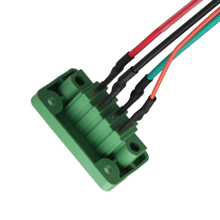 DFK-MC JL15CDGV-3.81 4Pin đến MX1.25-12Pin và UL Lobel Thông qua các khối đầu cuối tường