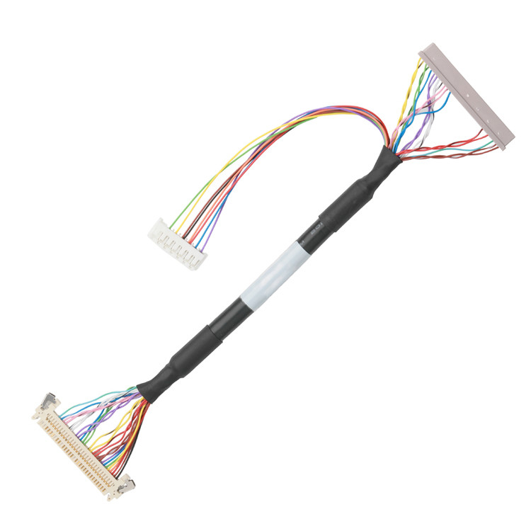 Cáp bảng chủ LCD JAE FI-X30HL 30P đến DF14-30P Và JST ERH-7P Kết hợp cáp kết nối OEM / ODM