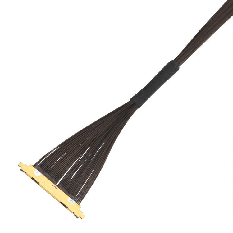 IPEX CABLINE®-UX II 40P UL11130 46AWG Micro Coaxial Cable Assembly I-PEX 20531-040t-02 IDC Forming OEM / ODM