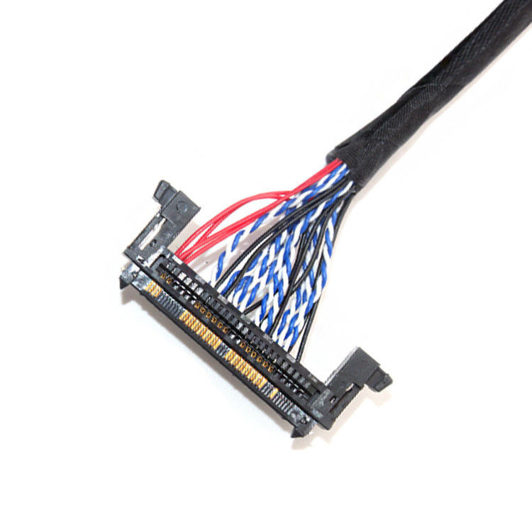 Bộ cáp LCD LVDS 1.0mm Pitch JAE Fix-30ssl-Hf đến  DF13 EDP 26AWG