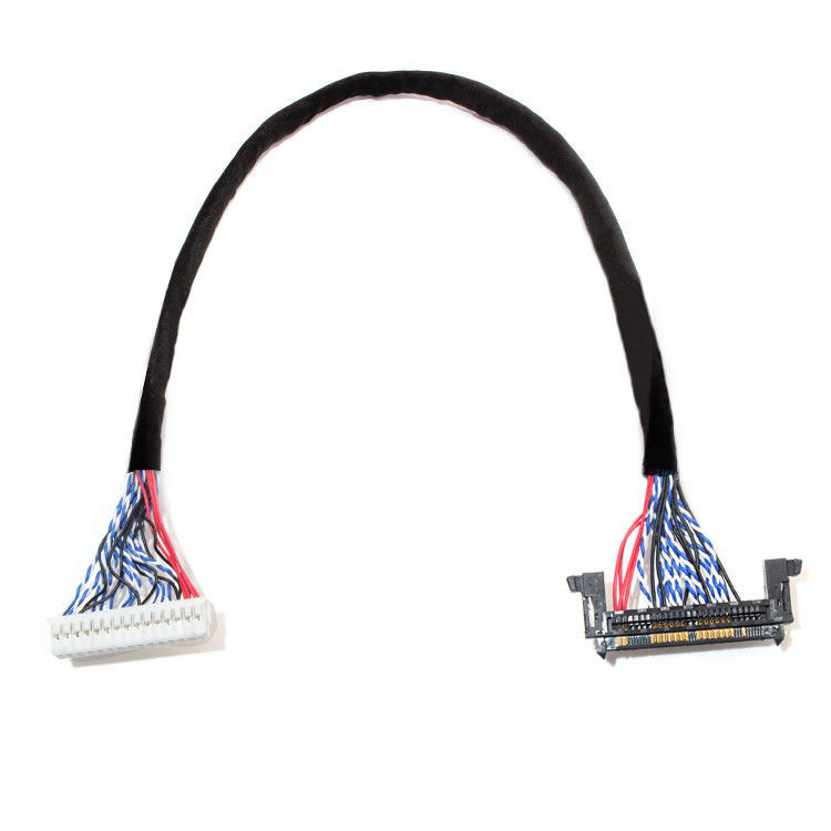 Bộ cáp LCD LVDS 1.0mm Pitch JAE Fix-30ssl-Hf đến  DF13 EDP 26AWG