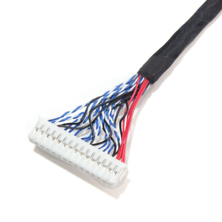 Bộ cáp LCD LVDS 1.0mm Pitch JAE Fix-30ssl-Hf đến  DF13 EDP 26AWG