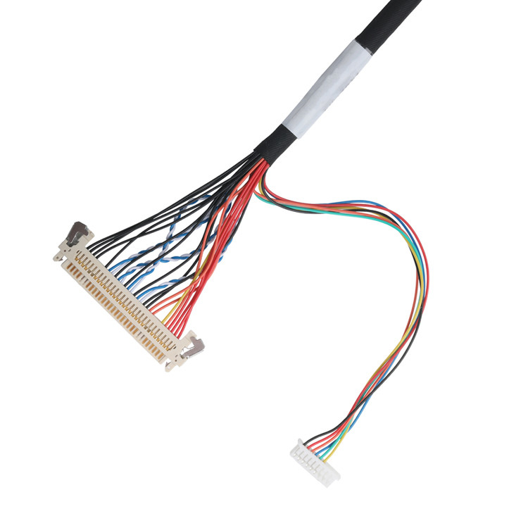 Cáp LVDS FI-X30HL 30P đến DF20A-40P hoặc 9P HSG Cable Coaxial Connector OEM / ODM