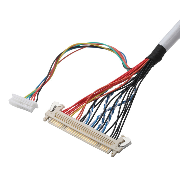 Cáp LVDS FI-X30HL 30P đến DF20A-40P hoặc 9P HSG Cable Coaxial Connector OEM / ODM