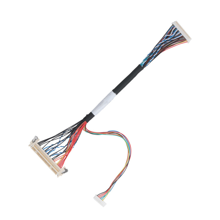 Cáp LVDS FI-X30HL 30P đến DF20A-40P hoặc 9P HSG Cable Coaxial Connector OEM / ODM