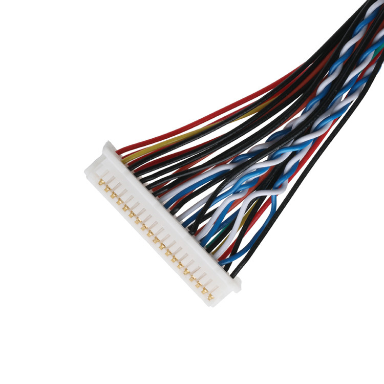 Cáp LVDS FI-X30HL 30P đến DF20A-40P hoặc 9P HSG Cable Coaxial Connector OEM / ODM