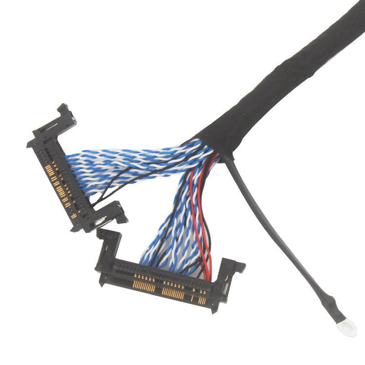 Đối với màn hình LCD y tế, Bộ sợi dây LVDS ACES 50204-040 MCC phù hợp với ISO13485