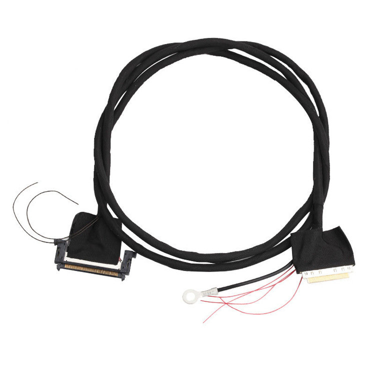 32AWG LVDS Cable Assembly 40 Pin 88441-40 đến 50 Pin JAE F1-RE51HL