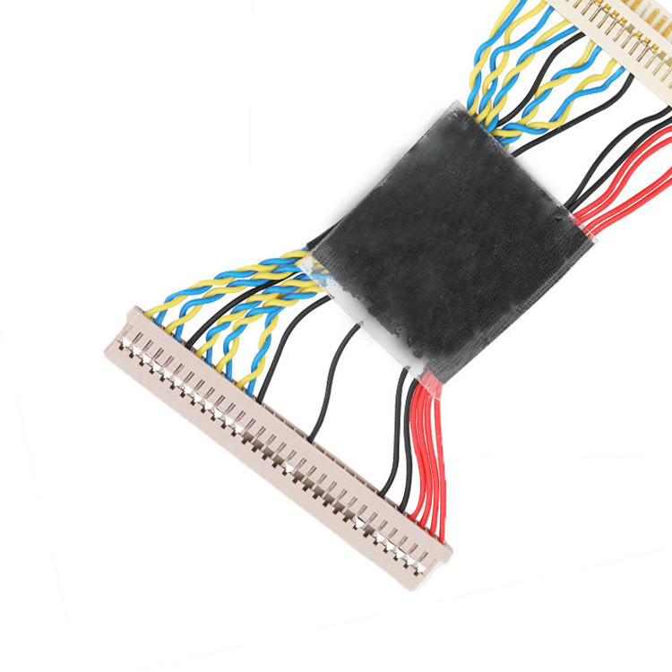 Bộ cáp EDP LVDS 30-pin từ  DF14-30S-1.25C đến JAE FI-X30 được cấu hình