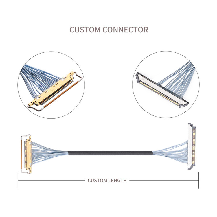 Đầu nối IDC Cáp siêu nhỏ đồng trục siêu mịn KEL SSL20-40SB TO SSL20-40SB