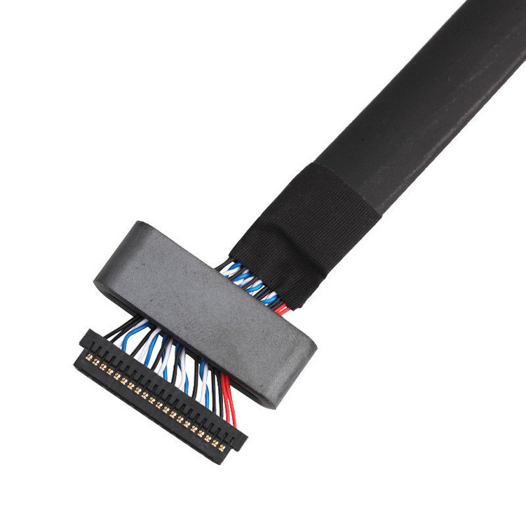 Bộ cáp LVDS từ JAE FI-S20S đến FI-X30HL, với độ cao 1,25 mm và được định giá cho 500VAC