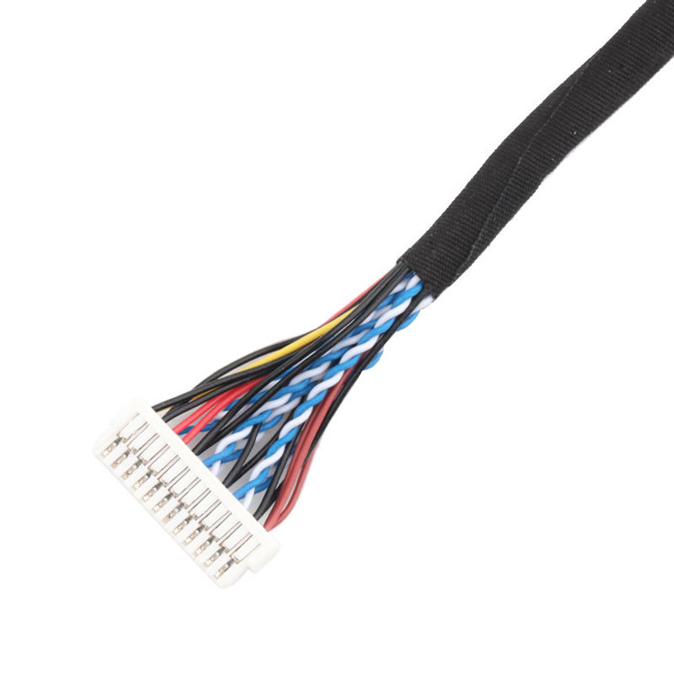 24pin MOLEX 504186-2400 30pin JAE FI-X30HL LCD LVDS Cable Assembly Độ dài tùy chỉnh