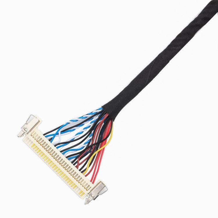 24pin MOLEX 504186-2400 30pin JAE FI-X30HL LCD LVDS Cable Assembly Độ dài tùy chỉnh