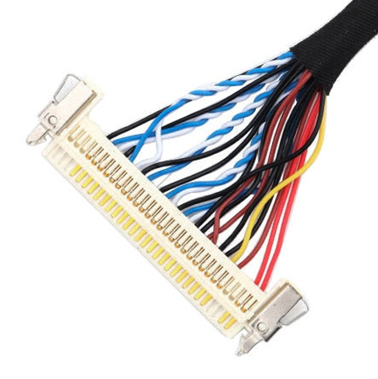 24pin MOLEX 504186-2400 30pin JAE FI-X30HL LCD LVDS Cable Assembly Độ dài tùy chỉnh