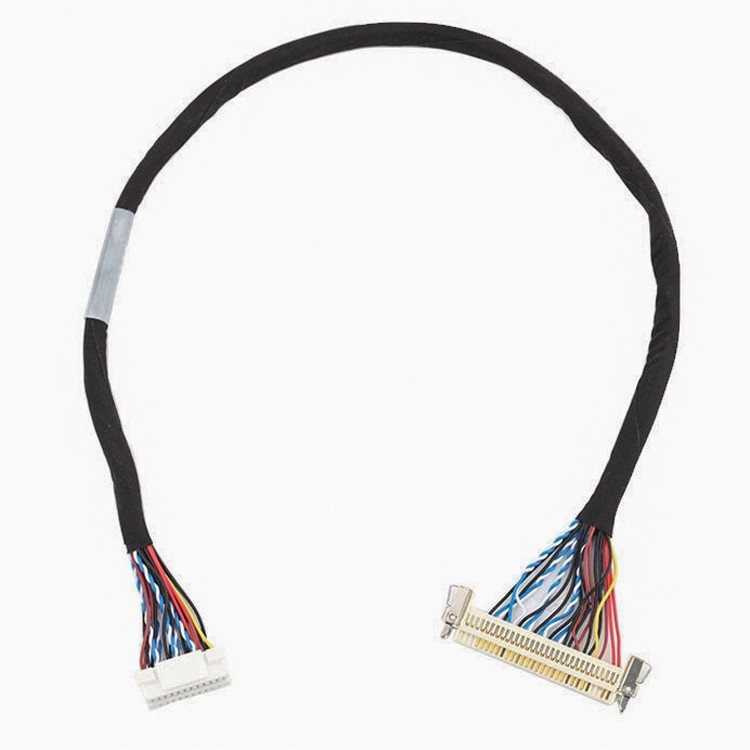 24pin MOLEX 504186-2400 30pin JAE FI-X30HL LCD LVDS Cable Assembly Độ dài tùy chỉnh